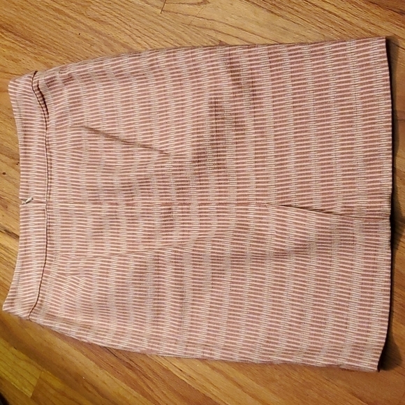 Loft Geometric Cotton Skirt Size 6 - Picture 4 of 7